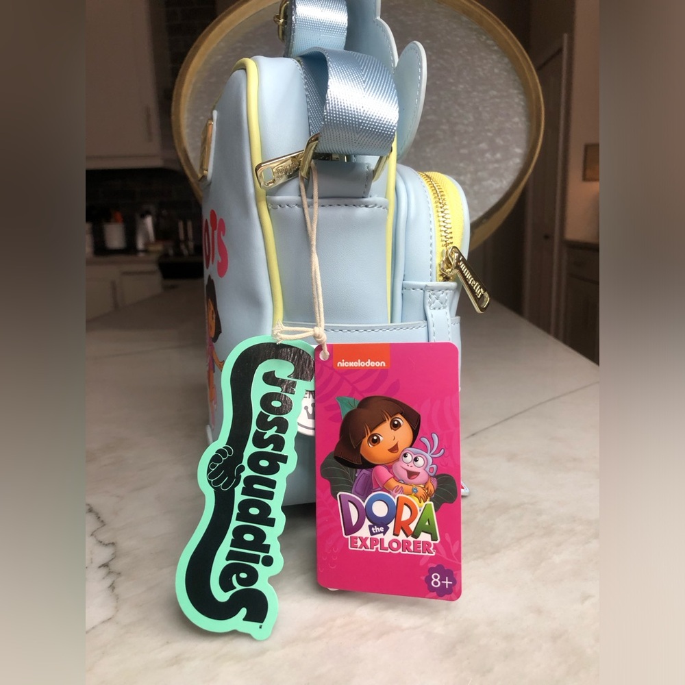 Loungefly Dora the Explorer Boots Crossbody Bag Same Day Shipping Brand New - Picture 14 of 15